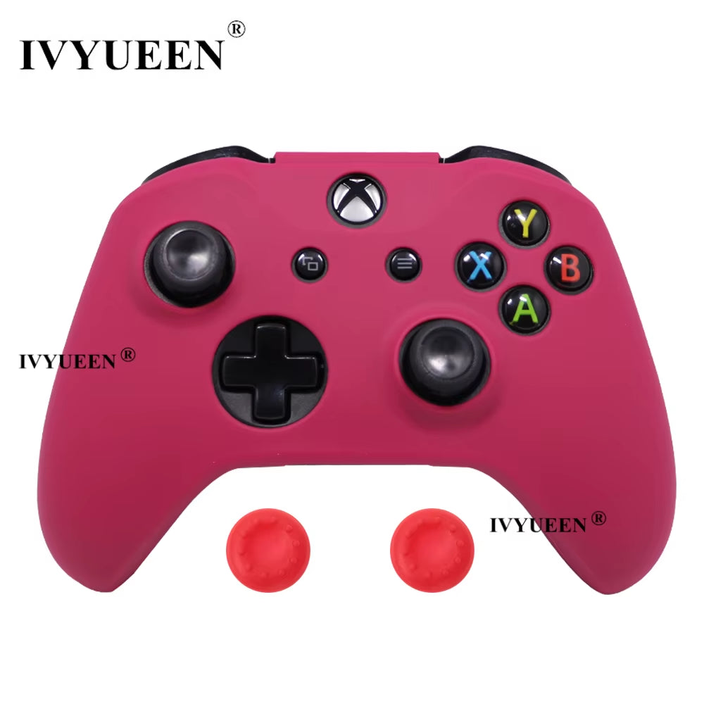 Silicone Protective Skin Case for Xbox One X S Controller Protector Water Transfer Printing Camouflage Cover Grips Caps